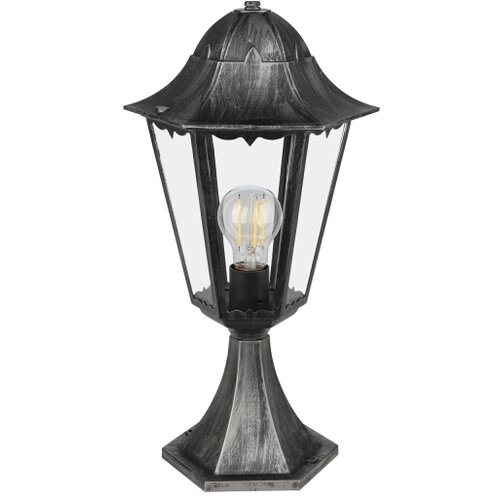 Eglo navedo spoljna podna lampa/1, e27, crna/srebrna Slike