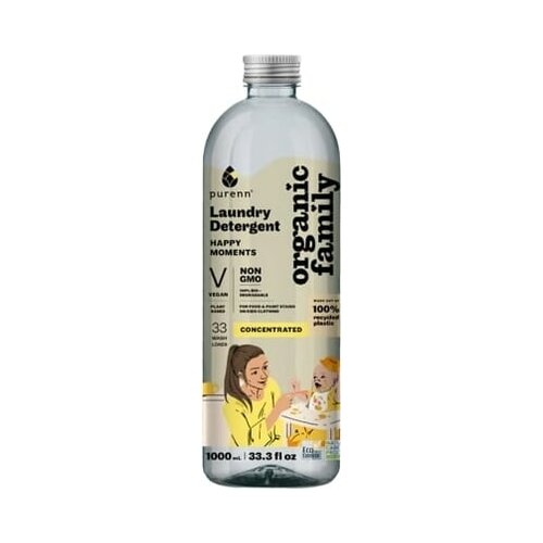 purenn organic family tekoči detergent Happy Moments - 1 l Cene