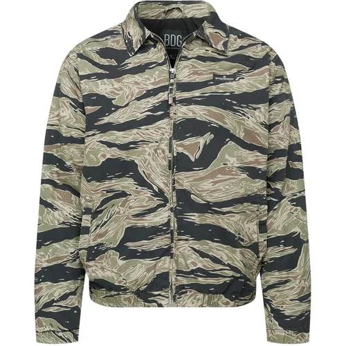 BDG Urban Outfitters Prehodna jakna 'TIGER CAMO' bež / mornarska / oliva / jabolko