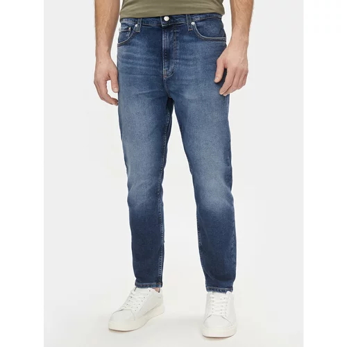 Calvin Klein Jeans Jeans hlače Dad Jean J30J324187 Mornarsko modra Slim Fit