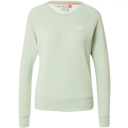Ragwear Sweater majica 'JOHANKA' menta / bijela