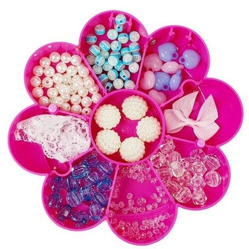 DIY set perli za nakit, sklopiva kutija s ogledalom Slike