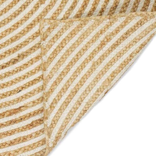  Tepih Prirodna i bijela 200 x 200 cm Juta Slike