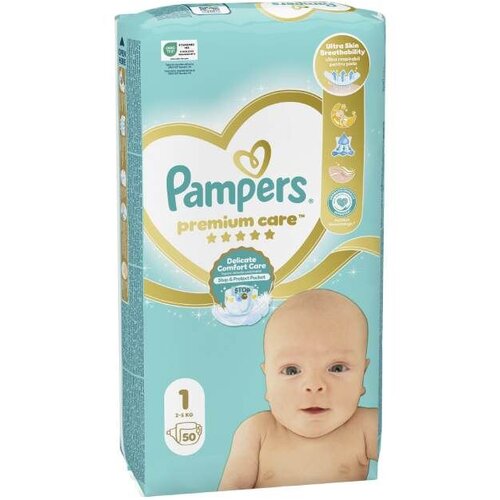 Pampers premium care vpm 1 50 kom Slike