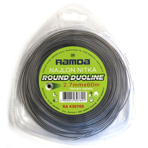 Green cut najlon nitka Duoline okrogla 2,7mm x 60m RA 430769 Cene