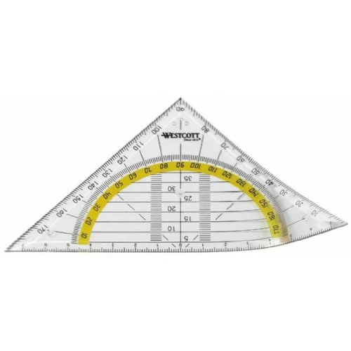 Westcott Ravnilo trikotnik geo flex upogljivo
