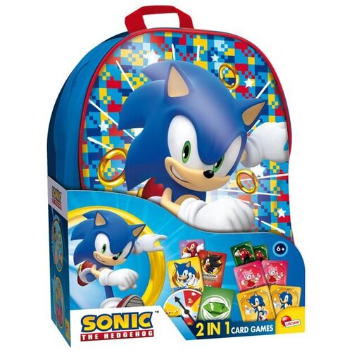 Lisciani Sonic Ruksak i karte 2u1, Plavi Slike