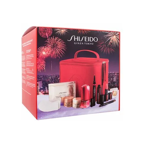 Shiseido beauty essentials darilni set dnevna krema benefiance 30 ml + nočna krema benefiance 30 ml + serum ultimune 15 ml + maska za predel okoli oči vital perfection 2 ks + maskara controlledchaos 11,5 ml 01 + barvica za oči inkartist 0,8 g 01 + šminka modernmatte 4 g 505 + barvica za ustnic za ženske