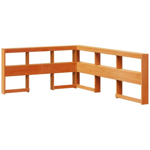  s policama s uzglavljem 2 pcs Vosak smeđa 200 x 150 cm Slike