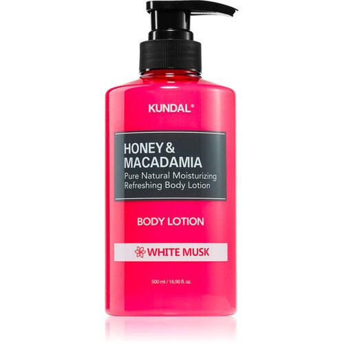 KUNDAL Honey & Macadamia White Musk hranjivo mlijeko za tijelo s hidratantnim učinkom 500 ml Cene