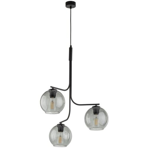  Luster na sajli CESAR 3xE27/15W/230V crna/zadimljeno siva Cene