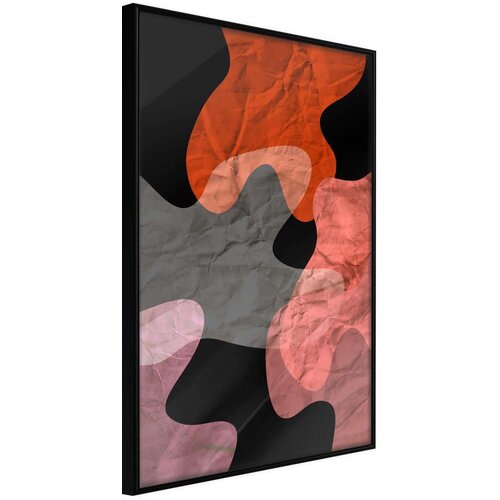 Poster - Colourful Camouflage (Orange) 30x45 Cene