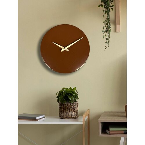 Wallity Zidni sat 35Sivmet, 35x35 cm, Smeđa Slike