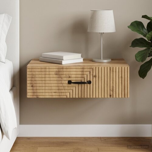 Stolna montirana na zid 59 x 34,5 x 17 cm Konstruirano drvo Slike