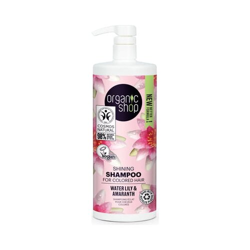 Organic Shop Shining Shampoo Water Lily &amp;amp; Amaranth - 1 l Slike