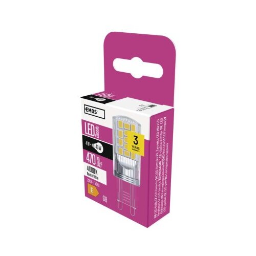  LED žarnica Classic JC / G9 / 4 W (40 W) / 470 lm / nevtralno bela Cene