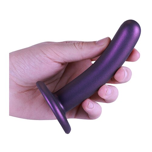 Ouch! Smooth Silicone G-Spot Dildo 5"/12cm Purple Cijene