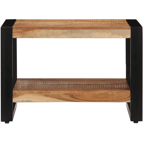Maison Chic Klubska mizica - kavna mizica - Nizka mizica 60x60x40 cm trden akacijev les, (21753950) Slike