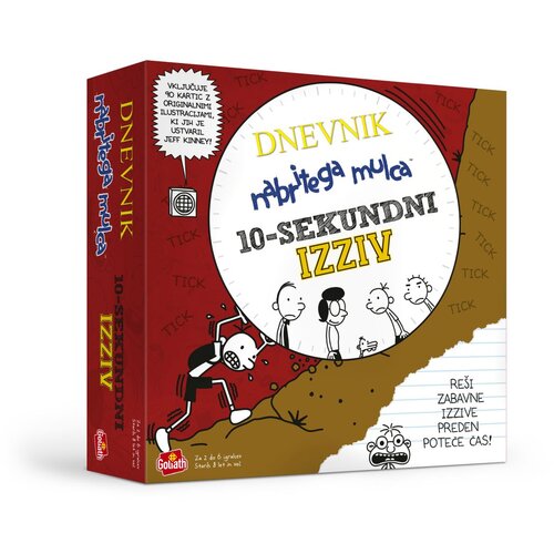 Goliath družabna igra Gregov dnevnik Izziv 10 sekund Cene
