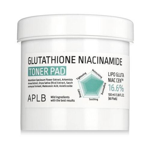 APLB Glutathione Niacinamide Toner Pad losion i sprej za lice 60 kom unisex Cijene