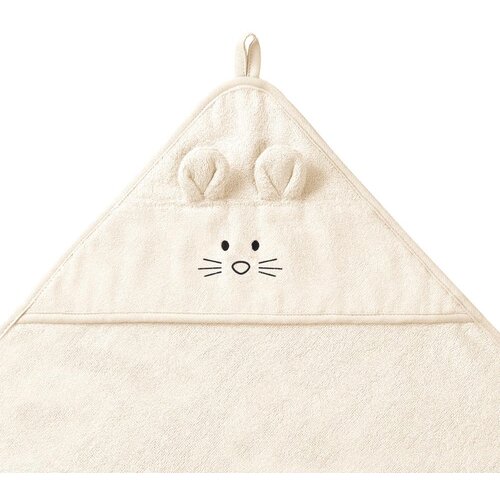 BabyOno Ručnik bambus 100x100 cm, with ears, krem Slike
