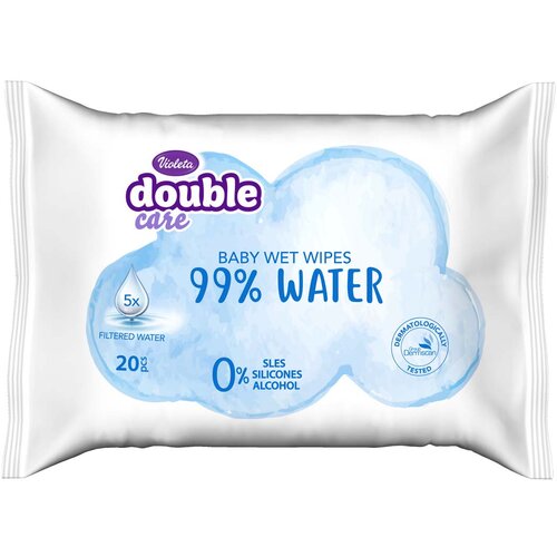 Violeta Vlažilni robčki Water care - 20 kos Cene