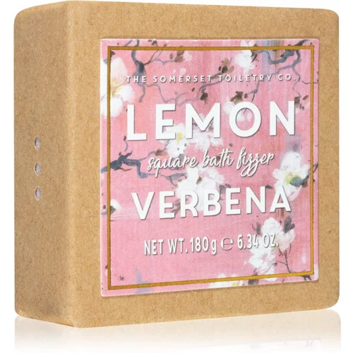 The Somerset Toiletry Co. Square Bath Fizzer šumeće tablete za kupke Lemon & Verbena 180 g