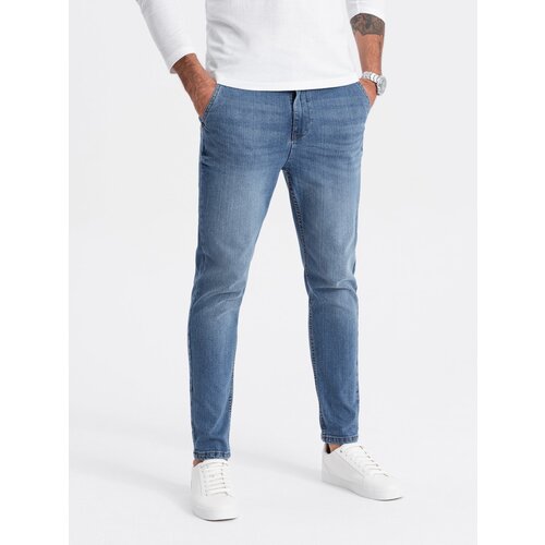 Ombre Men&amp;#039;s denim pants CARROT FIT - blue Slike