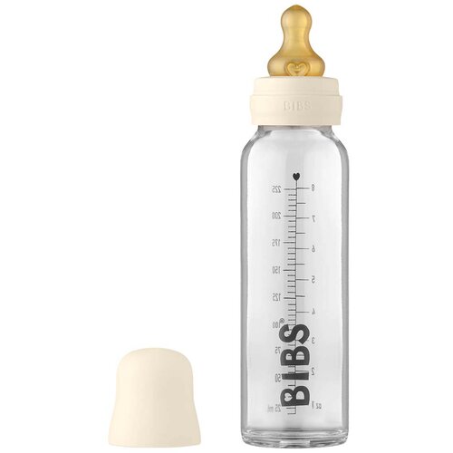 Bibs Baby Glass Bottle 225 ml steklenička za dojenčke Ivory 225 ml Cene