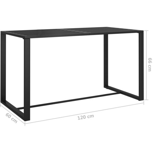  5-dijelni set vrtnih sofa s jastucima aluminijski antracit Slike