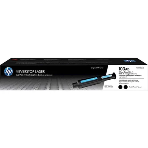  Toner HP 103A Black Neverstop reload kit 2pack, 5k