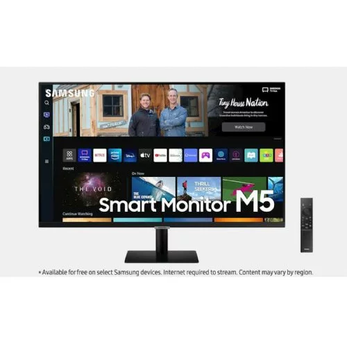 Samsung Monitor 60,5 cm (23,8") S27BM500EU 1920x1080 Smart TV VA 4ms HDMI 2xHDMI 2xUSB Zvočniki WiFi, BT HDR10 daljinec