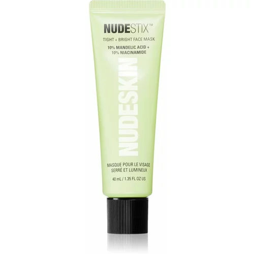 Nudestix Nudeskin Tight & Bright Face Mask posvetlitvena maska za obraz za učvrstitev obraza 40 ml