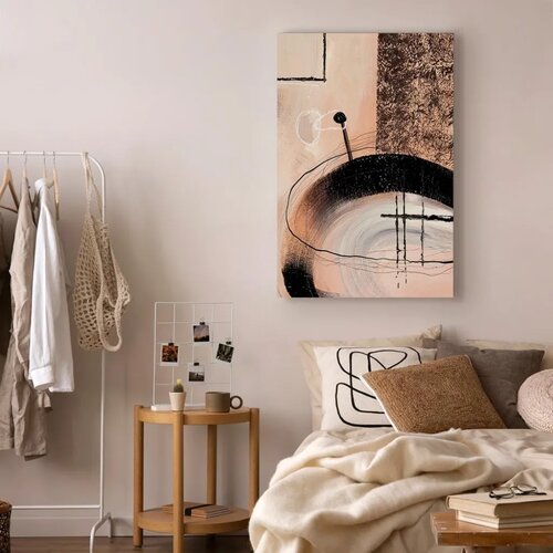  Slika - Art of Shapes (1-part) - Hand-Painted Abstract Artwork 20x30 Cene
