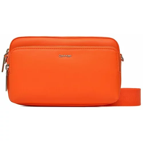 Calvin Klein Ročna torba Ck Must Camera Bag W/Pckt Lg K60K608410 Oranžna