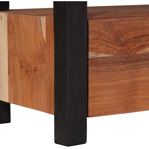  ormar Smeđa 110 x 30 x 40 cm Masivno bagremovo drvo Slike