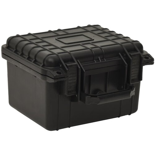 VidaXL Prijenosni kovčeg crni 27 x 25 x 18 cm od PP-a Slike