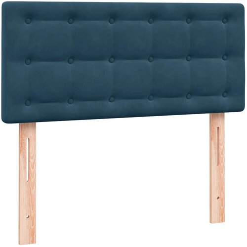 Box spring krevet s madracem tamnoplavi 80x220 cm bar&amp;scaron;unasti Slike