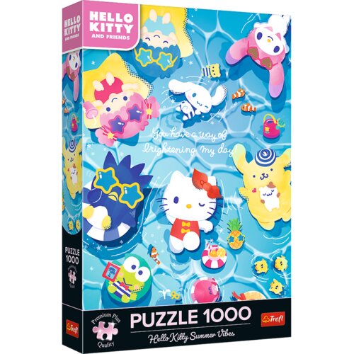 Puzzle 1000 Premium Plus - Hello Kitty Summer Relaxation Trefl 12067 Cijene