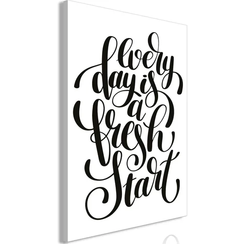  Slika - Every Day Is a Fresh Start (1 Part) Vertical 40x60