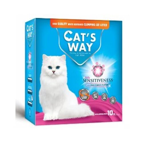 CATS WAY Box Baby Powder posip za macke 10l Slike
