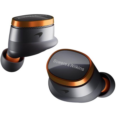 Bowers & Wilkins Brezžične slu&scaron;alke Pi8 McLaren Edition (TWS) sivo-oranžne, (5000262218) Cene