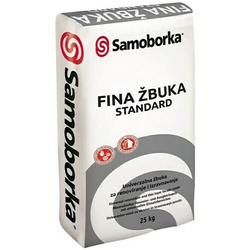 Samoborka Fina žbuka Standard (25 kg) Slike