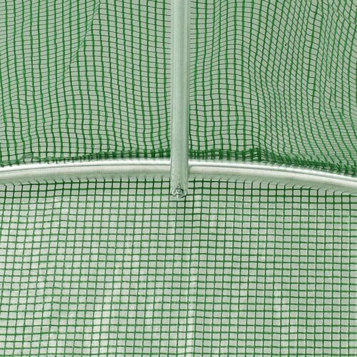  Plastenik s čeličnim okvirom zeleni 36 m&amp;sup2; 6 x 6 x 2,85 m Slike