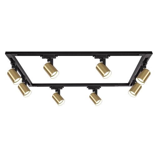  Brilagi - Reflektor za &amp;scaron;inski sistem HUSKY 8xGU10/10W/230V crna/zlatna Slike