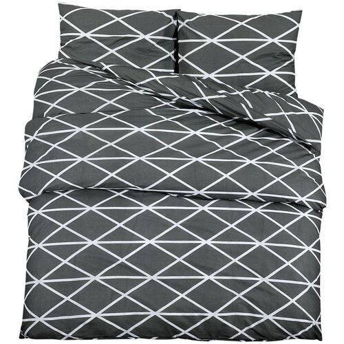 Maison Chic Komplet posteljnine - Posteljnina siva 155x220 cm bombaž, (21786717) Cene