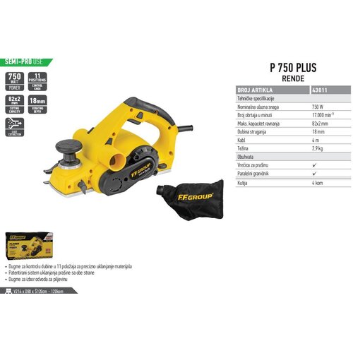 FF_Group FF EA RENDE P750 PLUS Cene