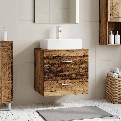 Umivaonik s policom Staro drvo 49,5 x 41 x 62,5 cm Cene