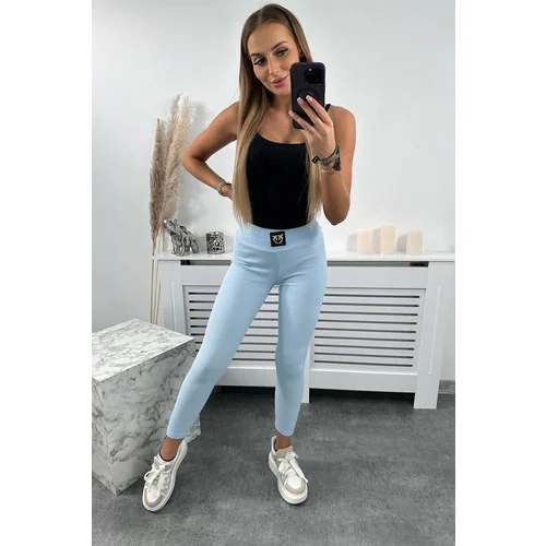 Kesi Ribbed high-waisted leggings blue Kesi Ribbed high-waisted leggings blue