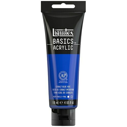 LIQUITEX Basics Akrilna barva (Kobaltno modra, 118 ml) Slike